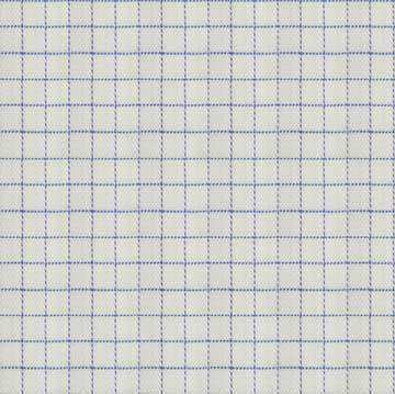 White Checkered with Proferated Blue lines